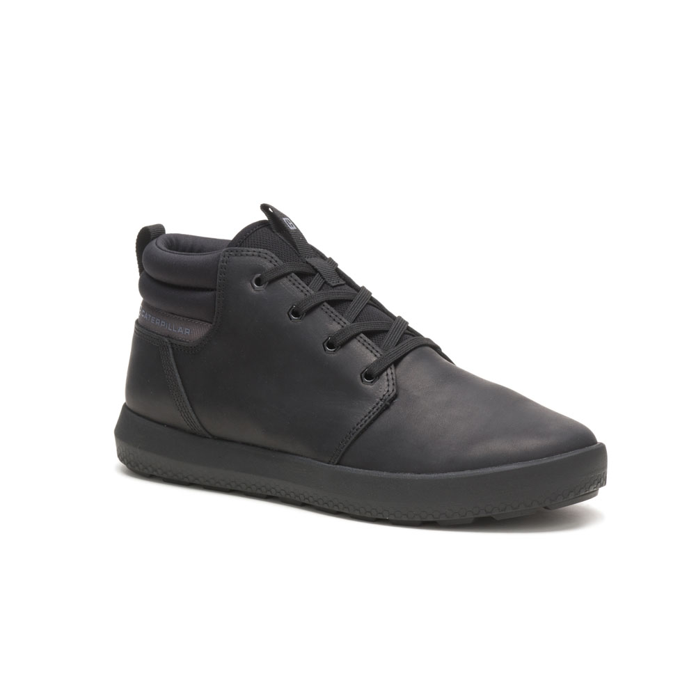 Caterpillar Proxy Mid - Mens Sneakers - Black - NZ (671QNRJLU)